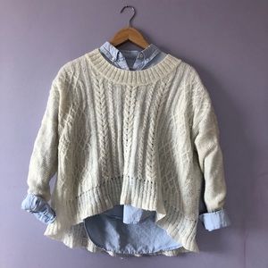 Sundance Cable Knit Sweater